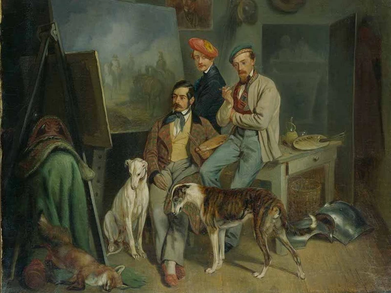1817-Eugen Adam - I fratelli Adam, pittori